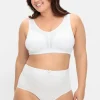BH ohne Bügel mit transparenten Mesh-Einsätzen<sheego Clearance