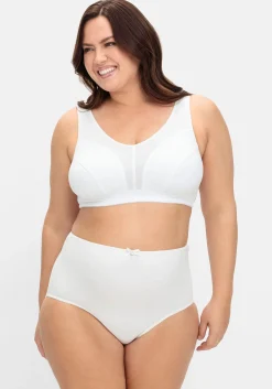 BH ohne Bügel mit transparenten Mesh-Einsätzen<sheego Clearance