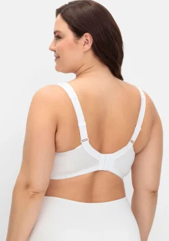 BH ohne Bügel mit transparenten Mesh-Einsätzen<sheego Clearance