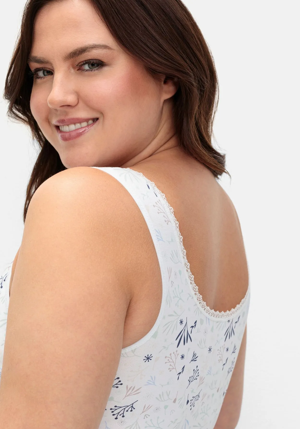 BH-Bustier ohne Bügel, mit Blumenmuster<sheego Best