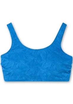 Bikini-Bustier mit Blumen-Struktur und Softcups<sheego New