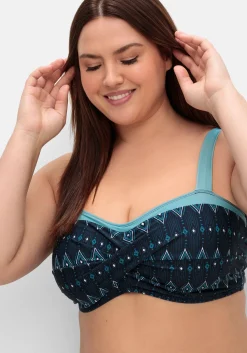 Bikini-Oberteil in Wickeloptik, ohne Bügel<sheego Online