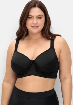 Bikini-Oberteil mit Bügeln und Schleife am Ausschnitt<sheego Clearance