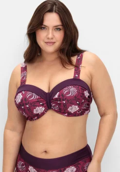 Bikini-Oberteil mit wattierten Cups und Bügeln<sheego by Joe Browns Fashion