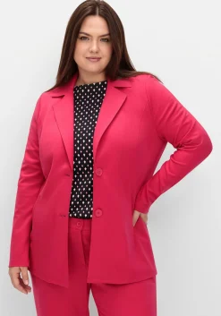 Blazer aus Milano-Ripp, mit Reverskragen<sheego Outlet