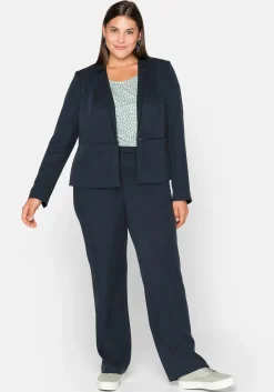Blazer in Kurzform mit tiefem Reverskragen<sheego Hot