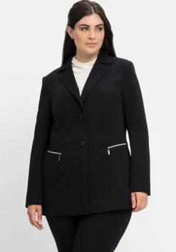 Blazer mit Reißverschluss-Taschen<sheego Clearance