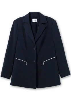 Blazer mit Reißverschluss-Taschen<sheego Outlet