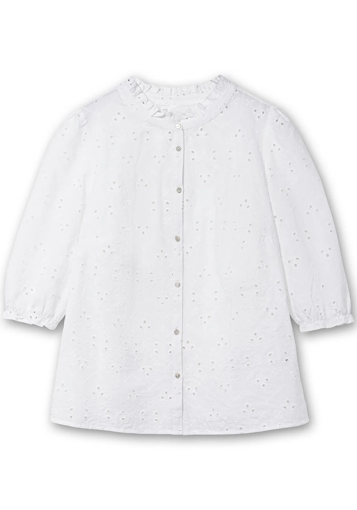 Bluse aus Lochspitze, mit Rüschen-Details<sheego Sale