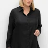 Bluse aus weich fließendem Viskose-Twill<sheego Hot