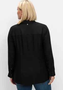 Bluse aus weich fließendem Viskose-Twill<sheego Hot
