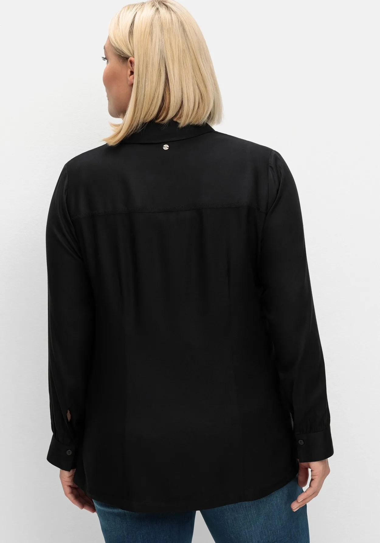Bluse aus weich fließendem Viskose-Twill<sheego Hot