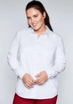 Bluse in leicht tailliertem Schnitt, mit Stretchanteil<sheego Hot