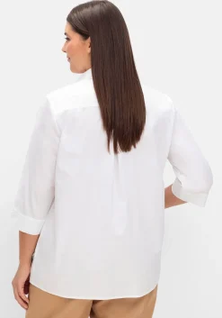 Bluse mit Biesen und 3/4-Ärmeln<sheego Hot