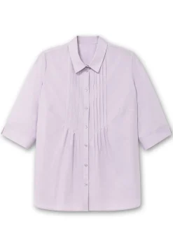 Bluse mit Biesen und 3/4-Ärmeln<sheego Fashion