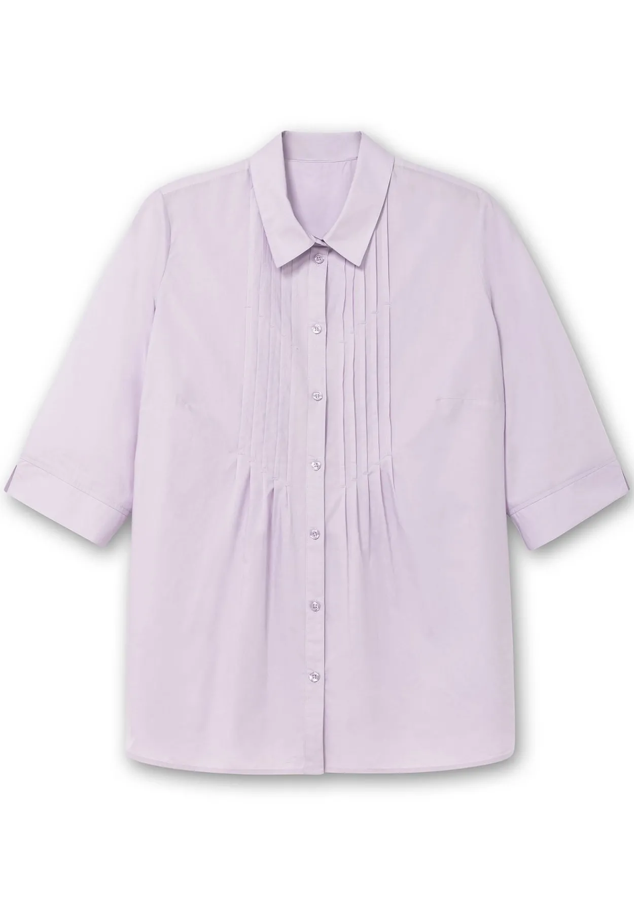 Bluse mit Biesen und 3/4-Ärmeln<sheego Fashion