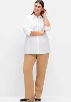 Bluse mit Biesen und 3/4-Ärmeln<sheego Hot