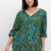Bluse mit Paisleydruck und V-Ausschnitt<sheego by Joe Browns Discount