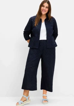 Blusenjacke aus Lochspitze<sheego Sale