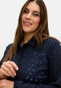 Blusenjacke aus Lochspitze<sheego Sale