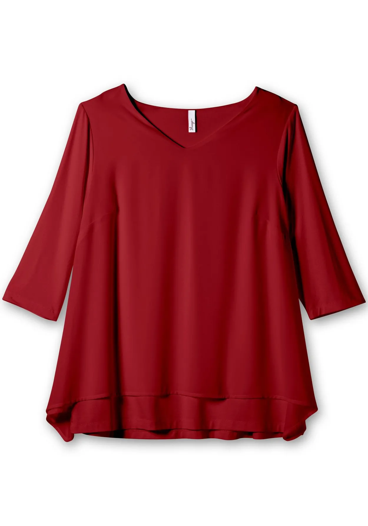 Blusenshirt mit Chiffon, doppellagig<sheego Outlet