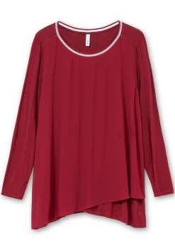 Blusenshirt mit doppellagigem Vorderteil<sheego Outlet