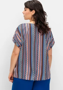 Blusenshirt mit Ethnoprint<sheego Hot