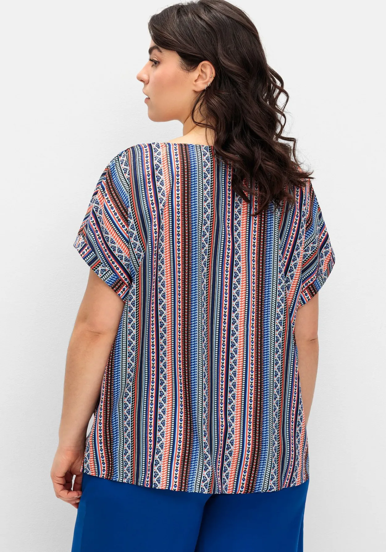 Blusenshirt mit Ethnoprint<sheego Hot