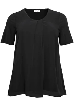 Blusenshirt mit gelegten Falten, im Lagenlook<sheego New