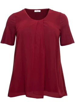 Blusenshirt mit gelegten Falten, im Lagenlook<sheego Best
