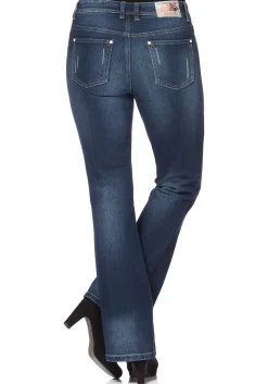 Bootcut Stretch-Jeans im Used-Look<sheego by Joe Browns Outlet