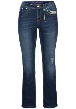 Bootcut Stretch-Jeans im Used-Look<sheego by Joe Browns Outlet