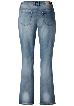 Bootcut Stretch-Jeans im Used-Look<sheego by Joe Browns Sale