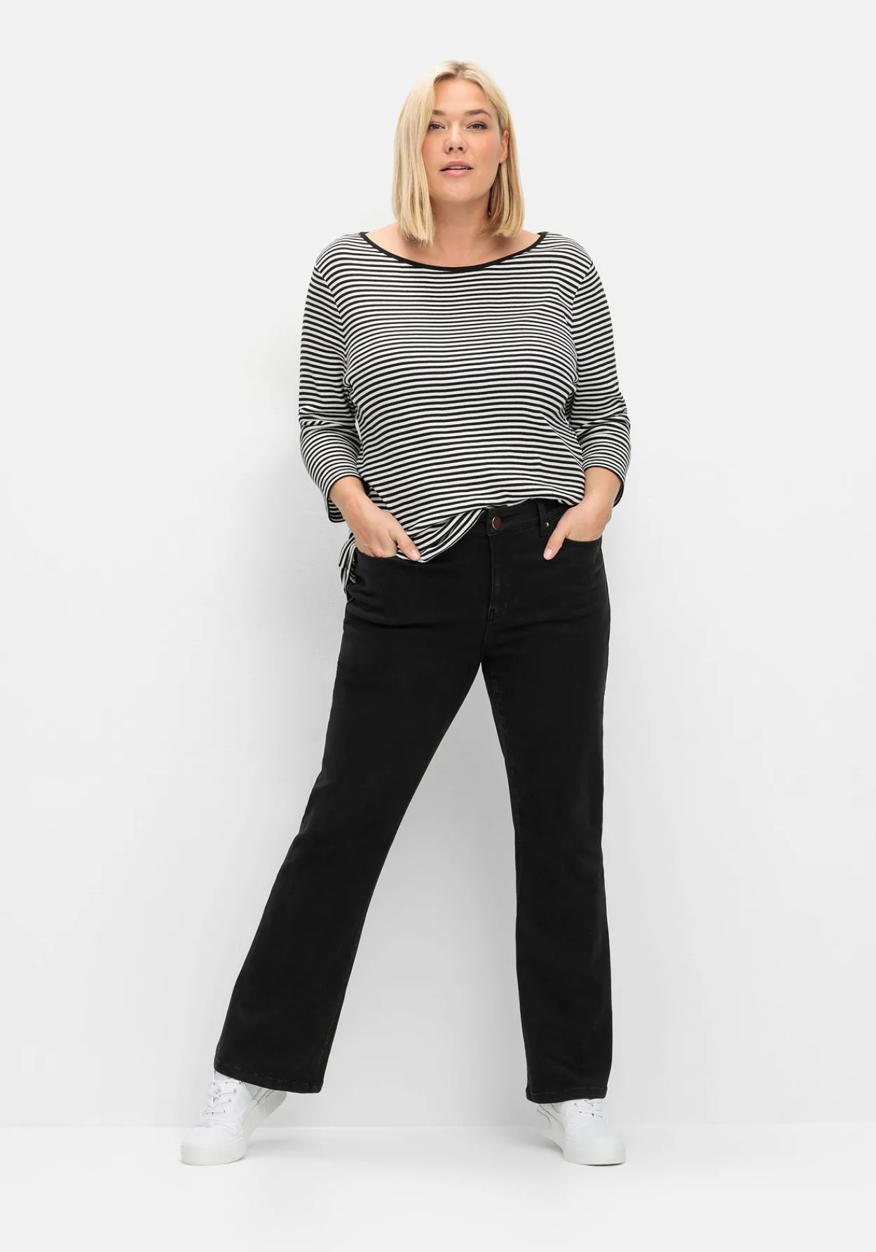 Bootcut Stretch-Jeans mit Bodyforming-Effekt<sheego New