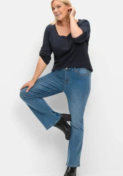 Bootcut Stretch-Jeans mit Bodyforming-Effekt<sheego Fashion