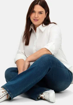 Bootcut Stretch-Jeans mit Bodyforming-Effekt<sheego Hot
