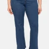 Bootcut Trachtenjeans mit abknöpfbarem Latz<sheego Outlet