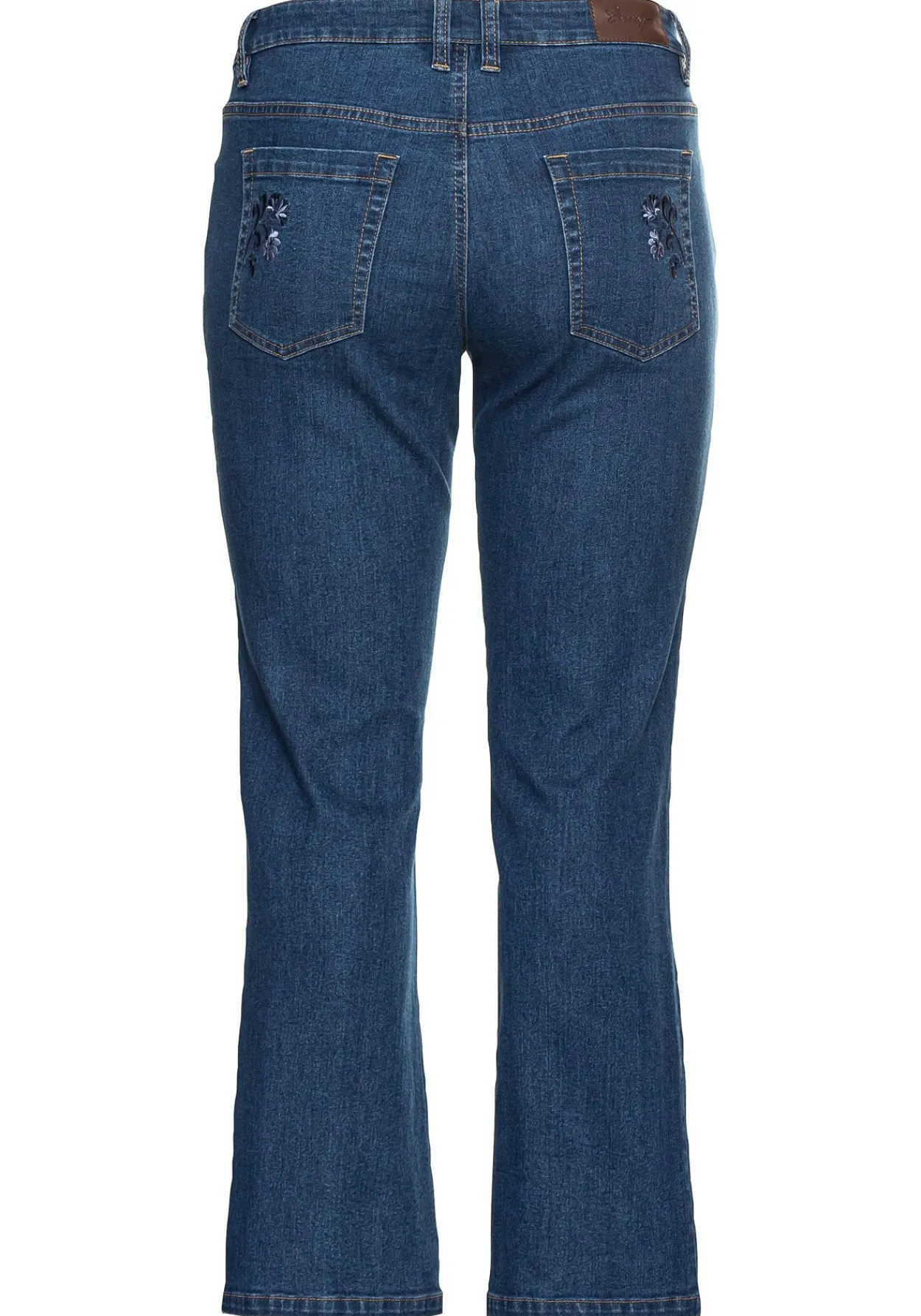 Bootcut Trachtenjeans mit abknöpfbarem Latz<sheego Outlet