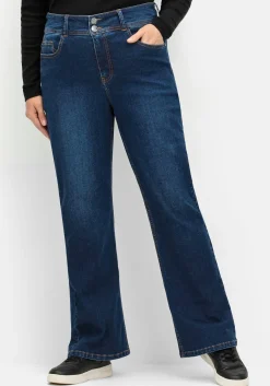 Bootcut-Jeans im Curvy-Schnitt MANUELA<sheego Sale