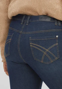 Bootcut-Jeans mit Kontrastnähten<sheego Discount