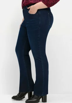 Bootcut-Jeans mit Catfaces und Shaping-Einsatz<sheego Outlet