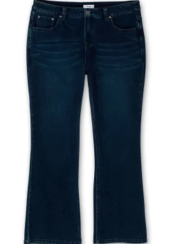 Bootcut-Jeans mit Catfaces und Shaping-Einsatz<sheego Outlet