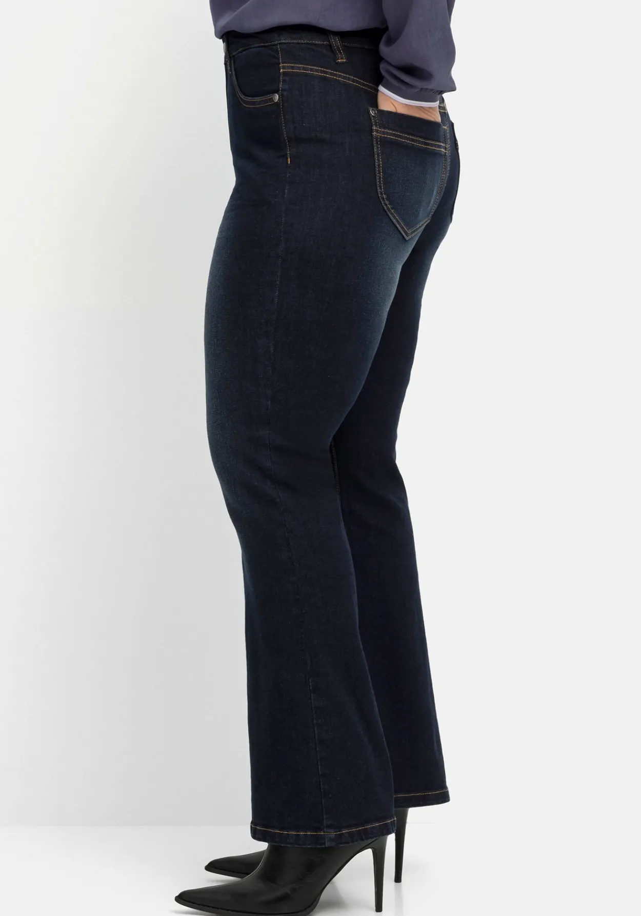 Bootcut-Jeans mit 3D-Catfaces<sheego New