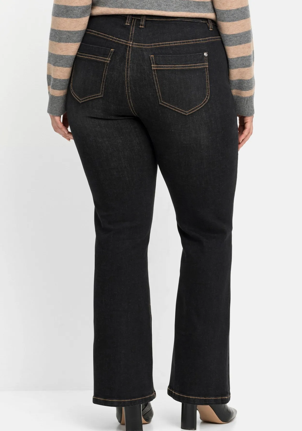 Bootcut-Jeans mit 3D-Catfaces<sheego Clearance