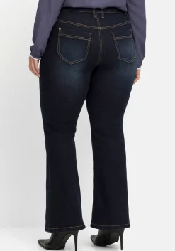 Bootcut-Jeans mit 3D-Catfaces<sheego New
