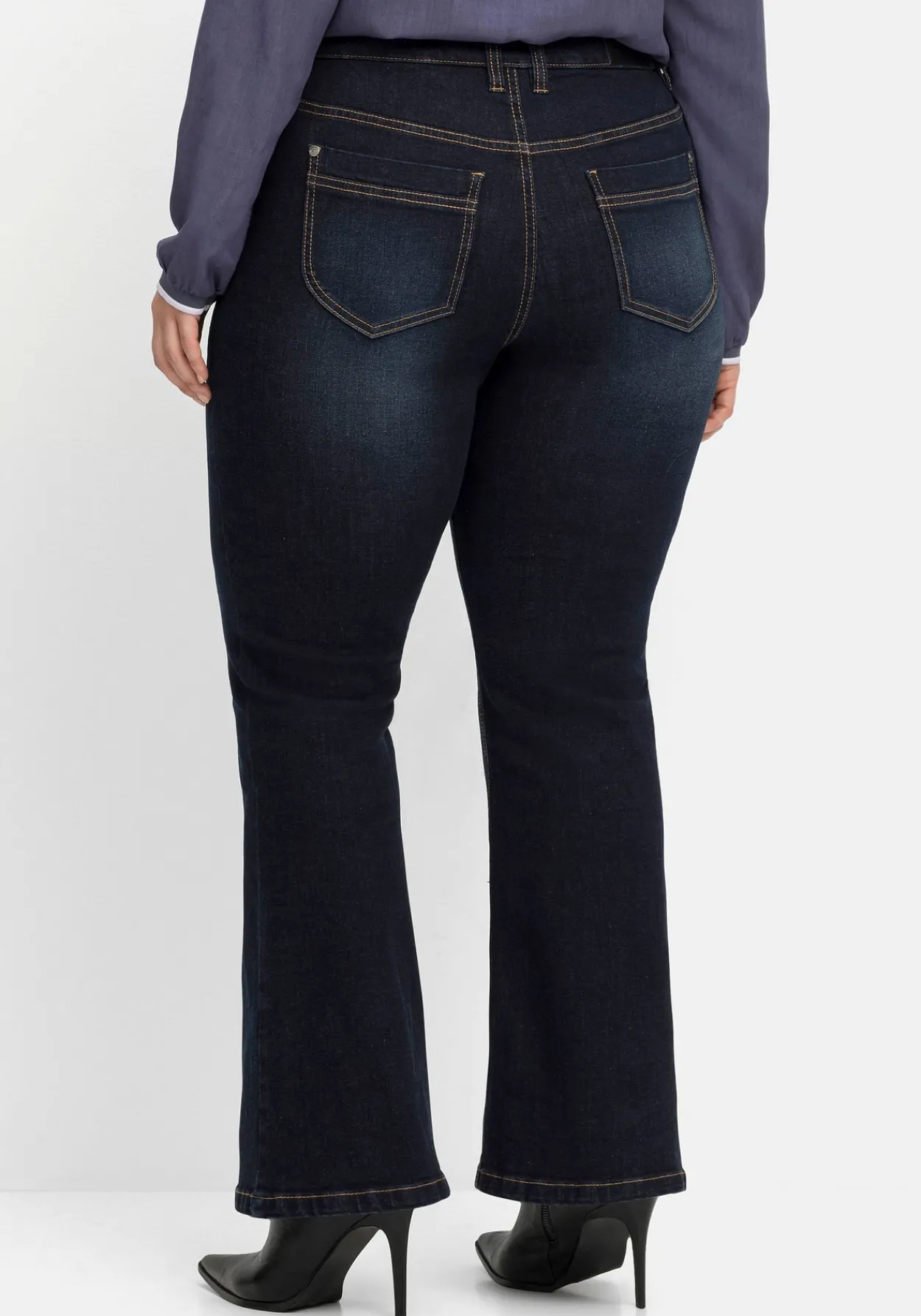 Bootcut-Jeans mit 3D-Catfaces<sheego New