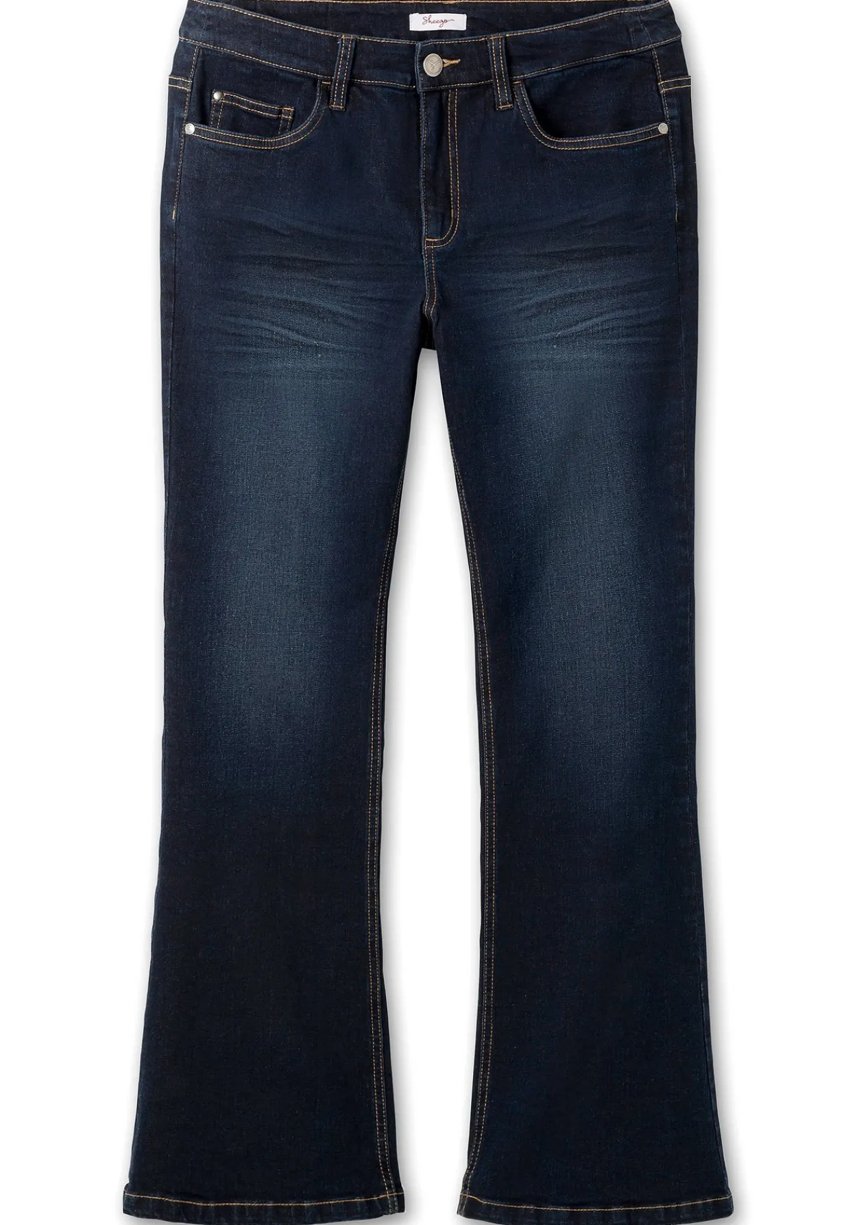 Bootcut-Jeans mit 3D-Catfaces<sheego New