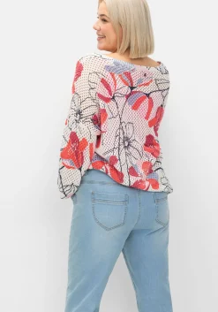 Bootcut-Jeans mit 3D-Catfaces<sheego Hot
