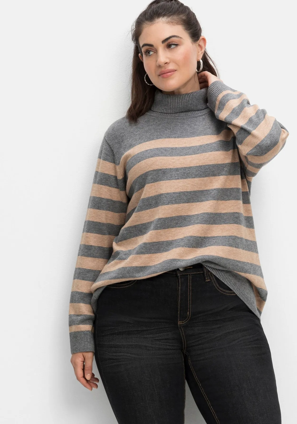 Bootcut-Jeans mit 3D-Catfaces<sheego Clearance