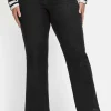 Bootcut-Jeans mit Fransensaum in Zickzack-Form<sheego Sale